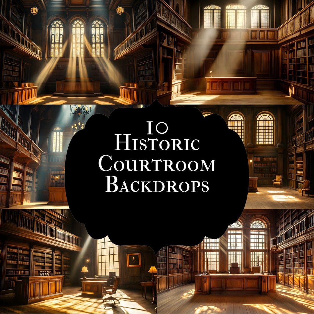 Custody Ruler Backdrop Historic Courtroom Digital Backdrop Collection, Lawyer Scene ...