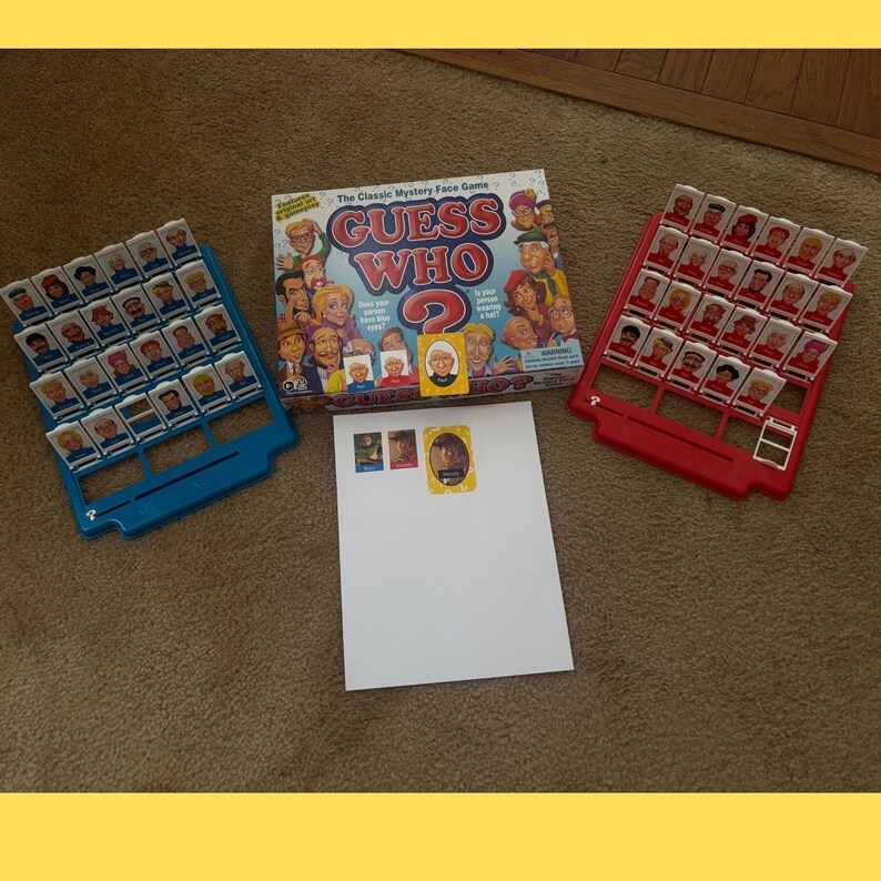 Custom Guess Who Template || Editable (SIMPLE) Canva Template || Easily ...