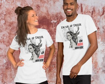 Dear & Deer Can Mess With You – Bold Artistic Graphic Tee