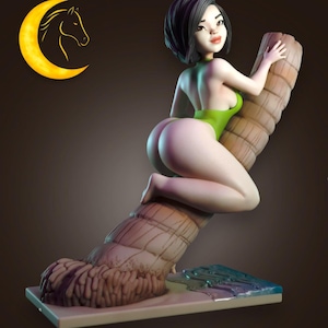 Nake, 3D Painted Figures, Action Figurines, Handmade Miniature Scupulture, Gift Fiegurine