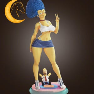 Marga Figure, 3D Painted Figures, Action Figurines, Handmade Miniature Scupulture, Gift Fiegurine