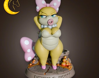 Spiky Princess Turtle Figurine – 3D Printed Resin Fantasy Collectible Statue