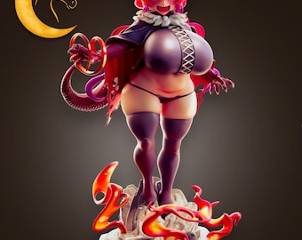 Curvy Fantasy Dragon Figure, 3D Painted Figures, Action Figurines, Handmade Miniature Scupulture, Gift Fiegurine