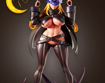 Demonic Gunslinger Cowgirl 3D Printed Figure – Tall Fantasy Outlaw Collectible