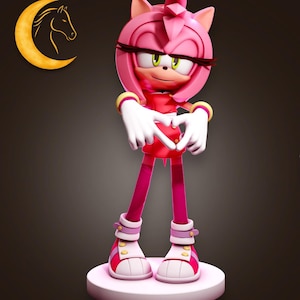 Emy Rose Figure, 3D Painted Figures, Action Figurines, Handmade Miniature Scupulture, Gift Fiegurine
