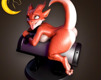 Shortstack Dragon Figure – 3D Printed Fantasy Collectible Statue