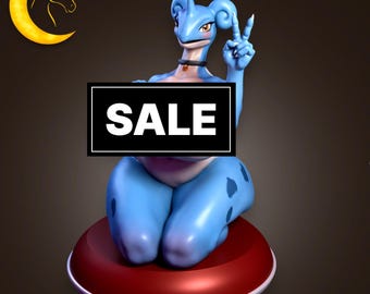 Nessy Mommy NSFW Figurine – 3D Printed Resin Anime Collectible Statue