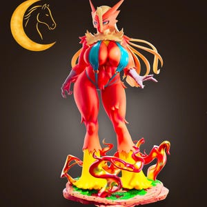 Figura de Blazikan, figuras pintadas en 3D, figuras de acción, escultura en miniatura hecha a mano, figura de regalo