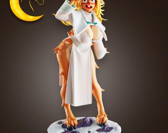 Fantasy Deer Girl STL | Anime Style 3D Print Figure