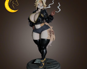 Thicc Pulchra Statue | 3D Printed Resin Collectible | Fantasy Character Figure