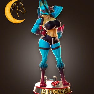 Lucaria Figure, 3D Painted Figures, Action Figurines, Handmade Miniature Scupulture, Gift Fiegurine