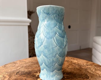 Vintage Art Deco Price Bros. Royal Vale Blue Pottery Jug – English