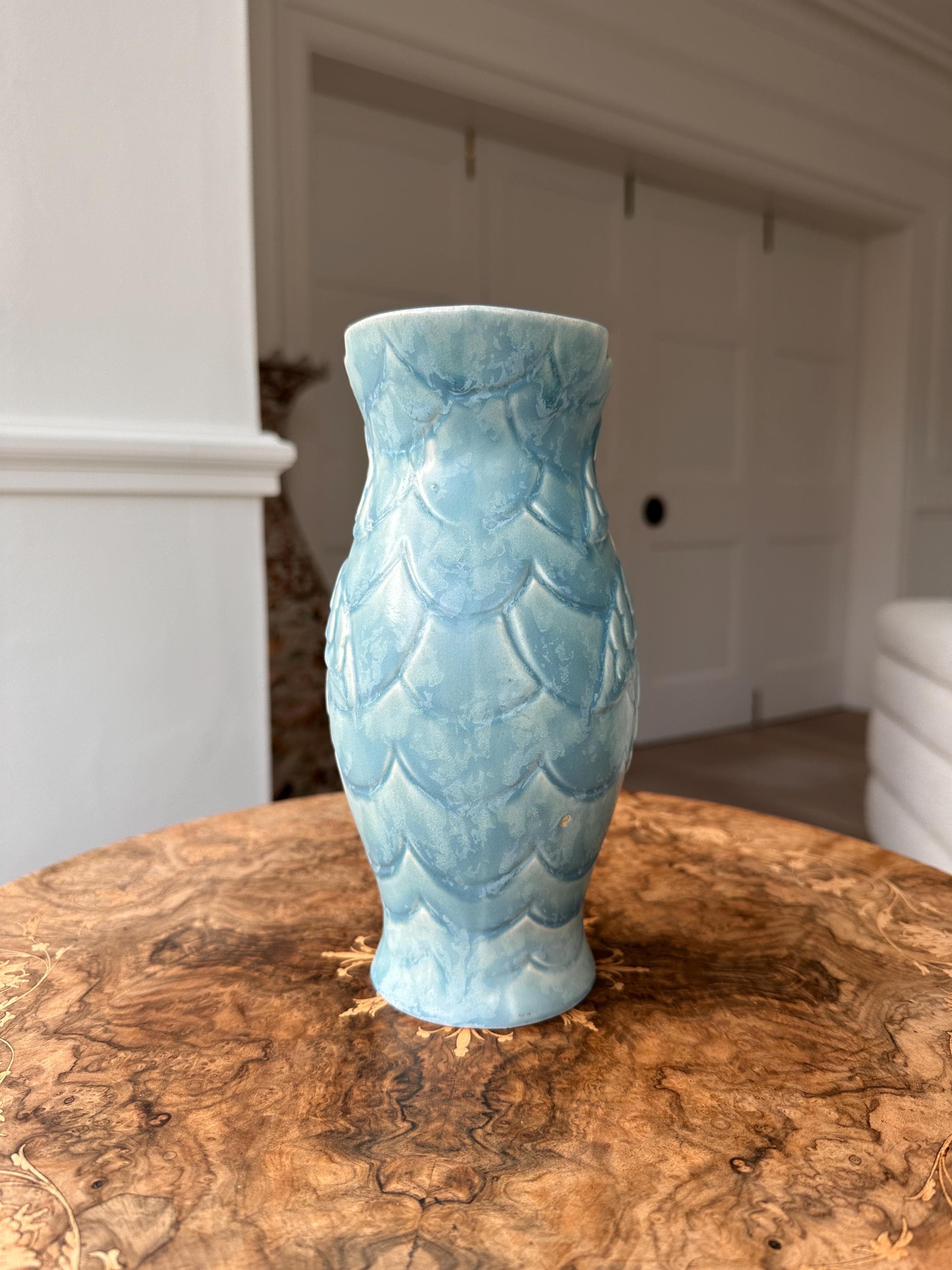 食器 valueworks Vintage Art Deco Price Bros. Royal Vale Blue Pottery Jug – English