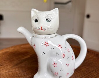 ヴィンテージの中国製猫型ティーポット - Etsy 日本