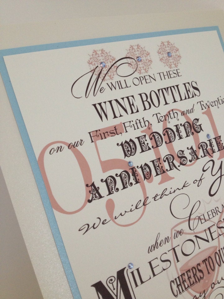 Wine Bottle Guest Book Sign Wedding Anniversary - Etsy