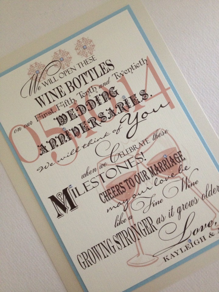 Wine Bottle Guest Book Sign Wedding Anniversary - Etsy