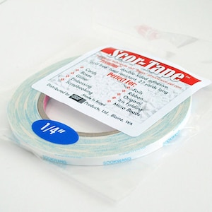 Scor Tape double sided Tape 1/4&quot; Scrapbooking Cardmaking DIY Paper Adhesive Supplies - DIY Wedding Invites - Table Numbers - Cardstock