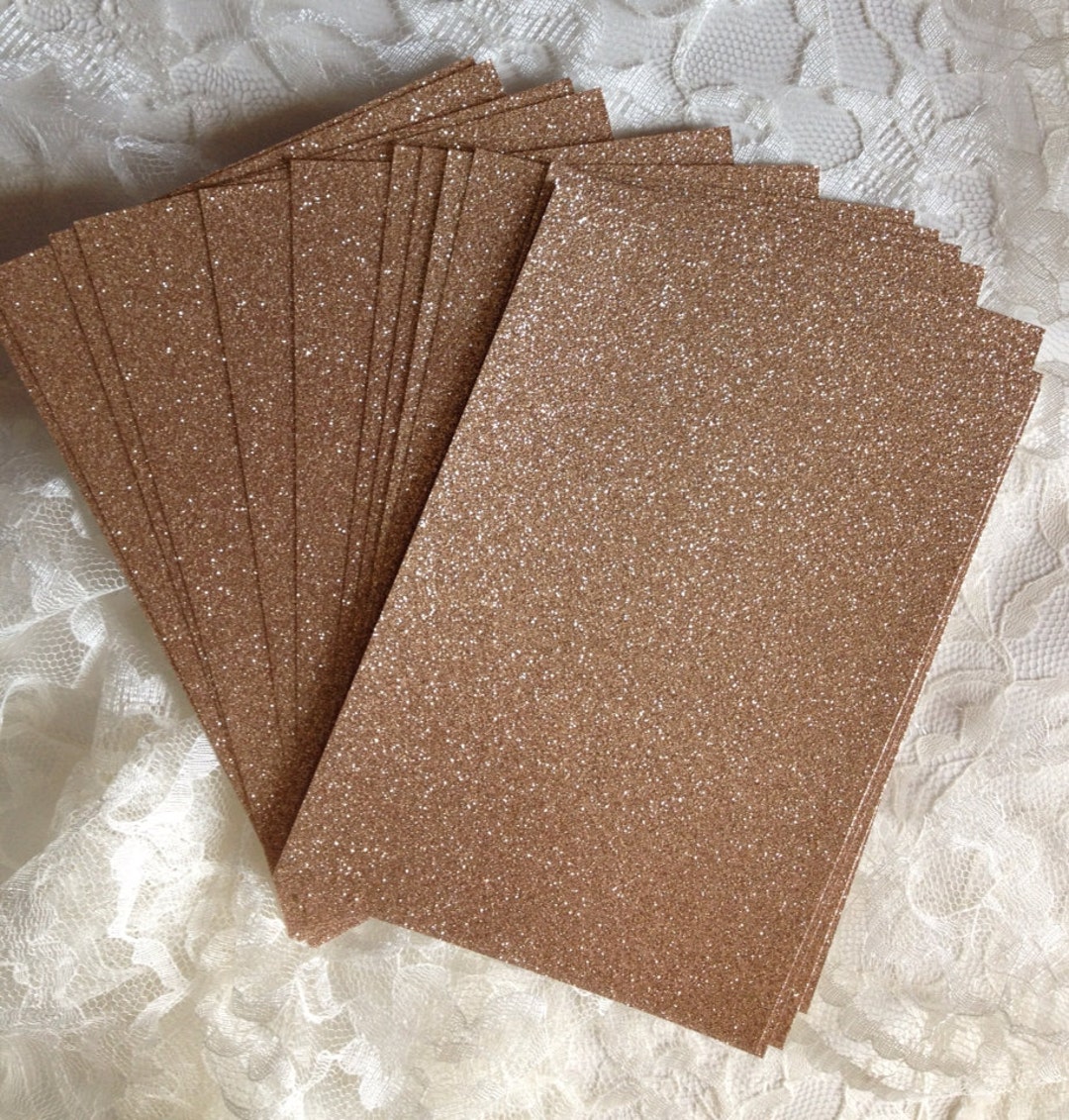 DIY Glitter Cardstock 5x7 for Wedding or Quince Invitations Etsy