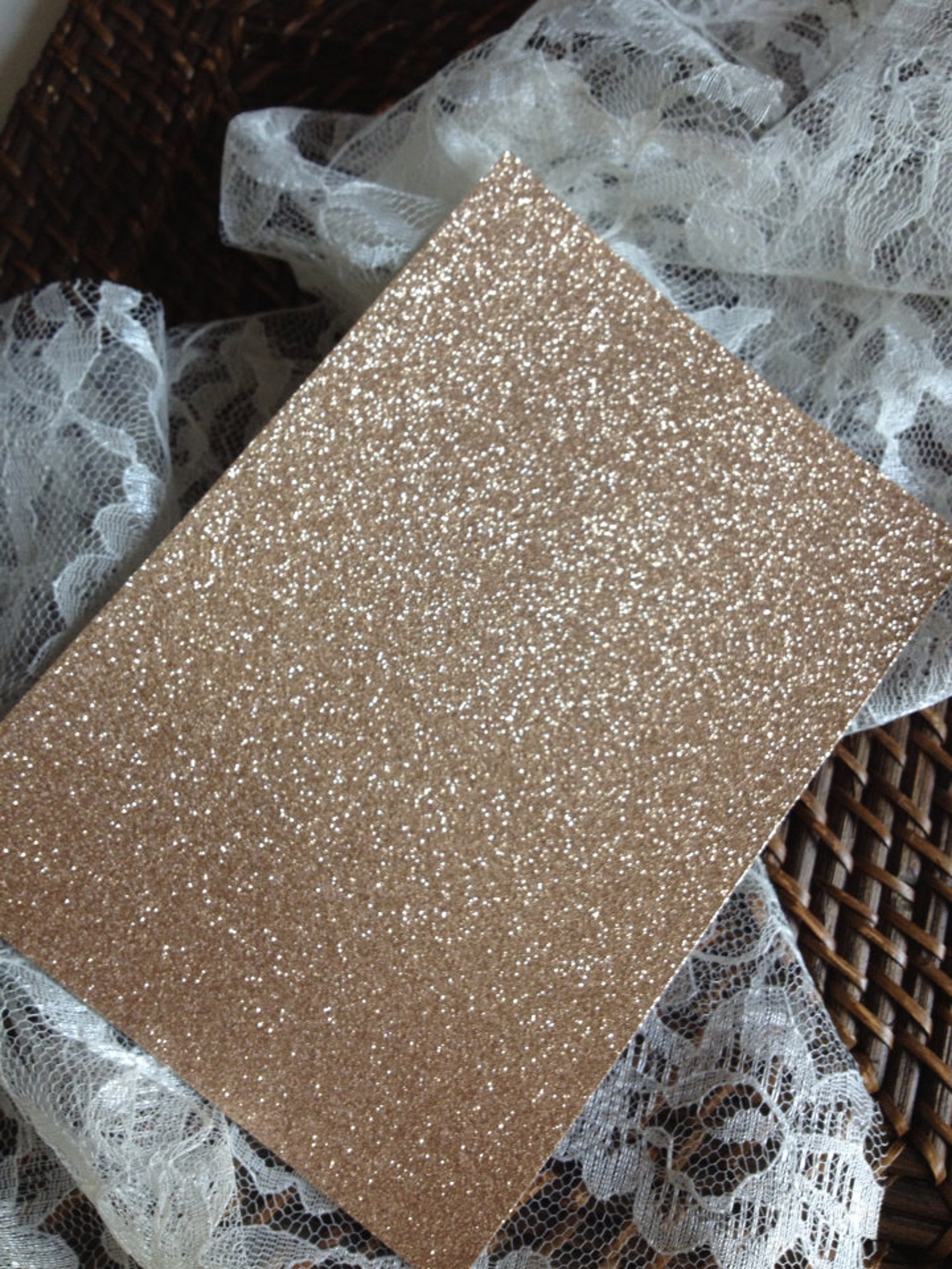 DIY Glitter Cardstock 5x7 for Wedding or Quince Invitations Etsy