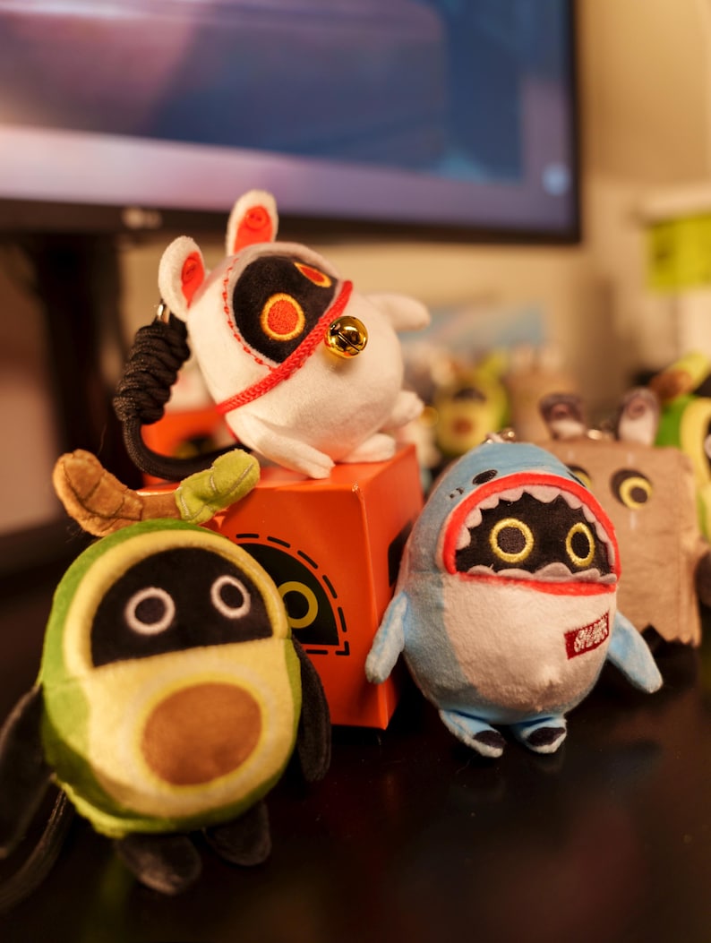 Avocaboo loves chilling with Lucyboo and Sharkboo