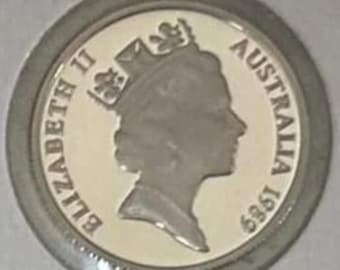 1989年オーストラリア5セント硬貨（プルーフ）