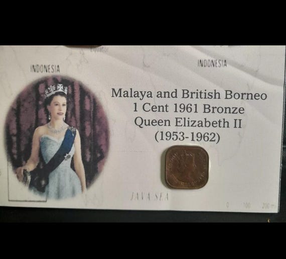 1911-1962 マラヤ、海峡植民地、マラヤおよびイギリス領ボルネオ 1