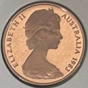 Proof Coin 1983 Australia 2 cent