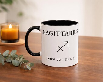 Sagittarius Zodiac Mug, Sagittarius Birthday Gift, Astrology Coffee Mug, Zodiac Sign Mug,