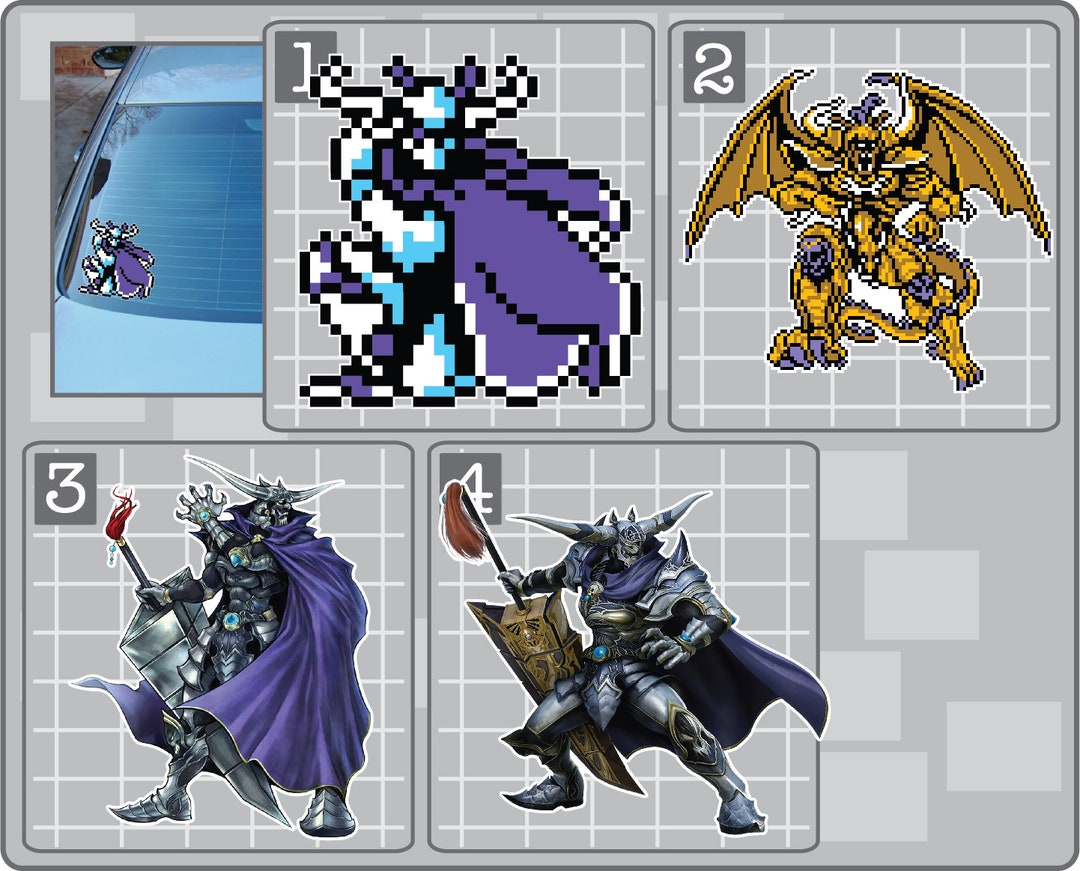 GARLAND or CHAOS From Final Fantasy Vinyl Decal Sticker Choose