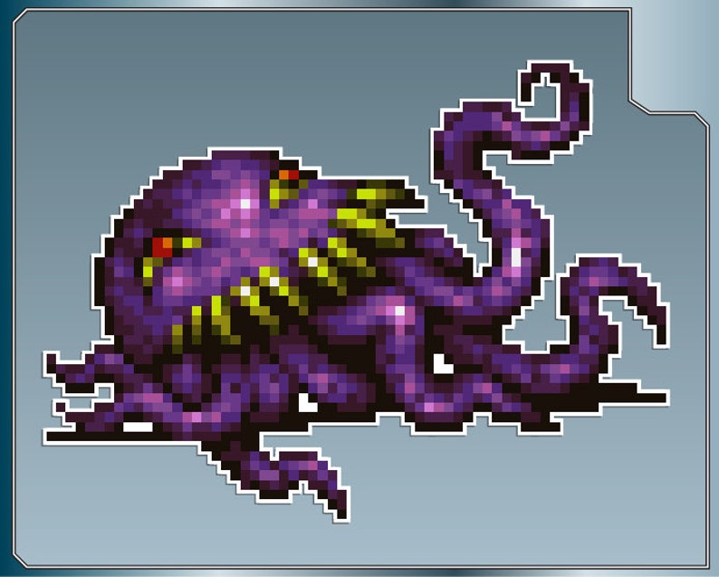 ULTROS Sprite No. 1 from Final Fantasy Vinyl Decal FFIV Sticker image 1