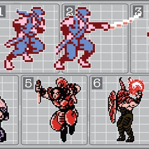 RYU HYABUSA and Bosses Vinyl Decal from Ninja Gaiden Set #1 Choose Your Favorite Character Sticker