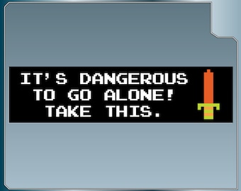 Flash Game  Its Dangerous To Go Alone, Take This