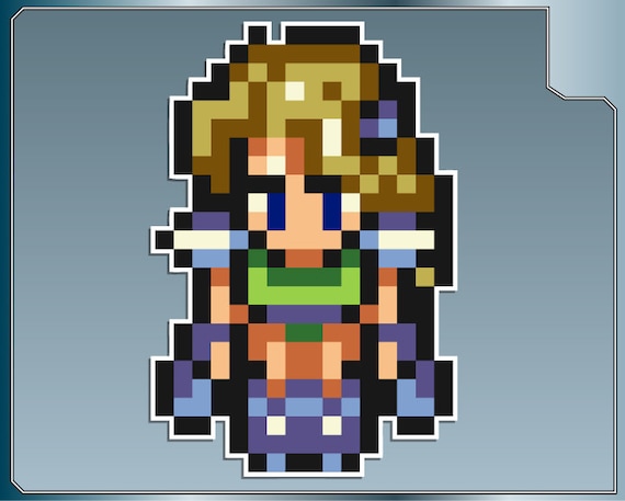 Celes Chere | Final Fantasy VI | Sprite palette Minecraft Skin