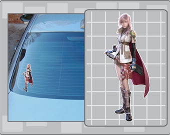 LIGHTNING from Final Fantasy Vinyl Decal FFXIII Sticker