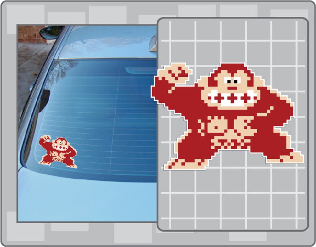 DONKEY KONG Sprite No. 1 Vinyl Decal From Donkey Kong Sticker for ...