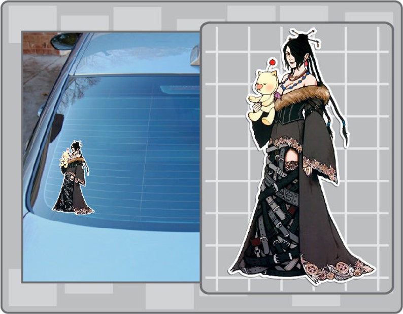 LULU from Final Fantasy Vinyl Decal FFX Sticker image 1