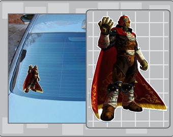 GANONDORF No. 2 from the Legend of Zelda Ocarina of Time Vinyl Decal Video Game Sticker Laptop Car Window Decal