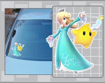 PRINCESS ROSALINA Cartoon vinyl decal #2 from Super Mario Bros. Sticker for almost anything!