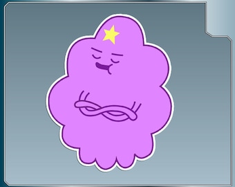 Lumpy Space Princess vinyl decal from Adventure Time Sticker for Just about Anything!