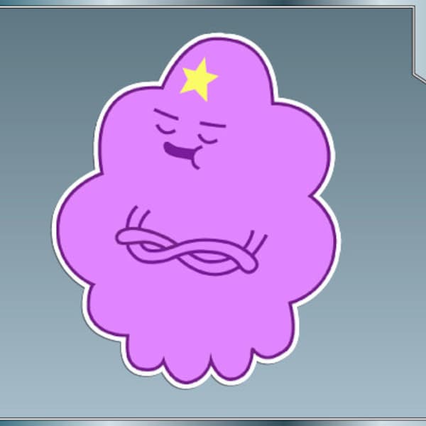Lumpy Space Princess vinyl decal from Adventure Time Sticker for Just about Anything!