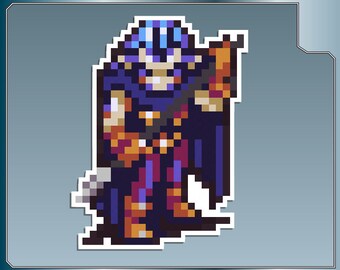 MAGUS Sprite No. 2 from Chrono Trigger 16 Bit Vinyl Decal Sticker