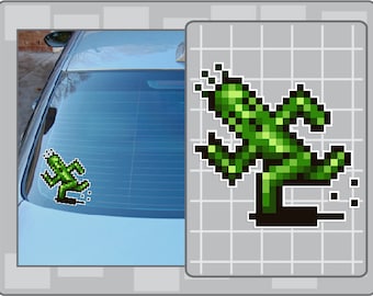 CACTUAR Sprite from Final Fantasy Vinyl Decal Classic NES Sticker