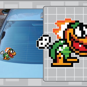 MECHA-KOOPA 8bit Sprite vinyl decal from Super Mario Bros. Robot Koopa Troopa