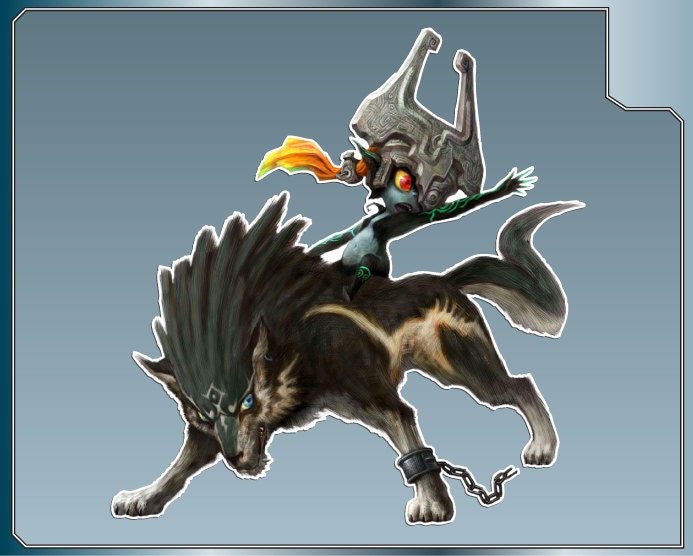 Wolf LINK and MIDNA Vinyl Decal From the Legend of Zelda Etsy Ireland