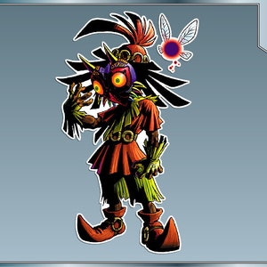 SKULL KID Vinyl Decal from the Legend of Zelda Majora's Mask sticker for almost anything!