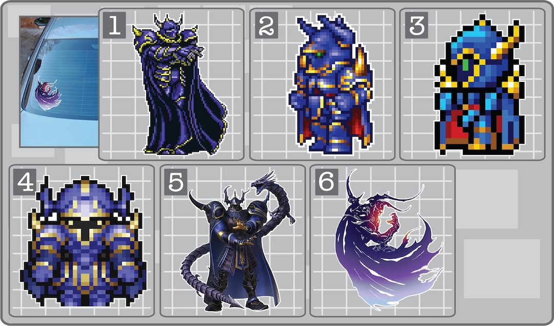 GOLBEZ From Final Fantasy Vinyl Decal Classic Gaming Sticker
