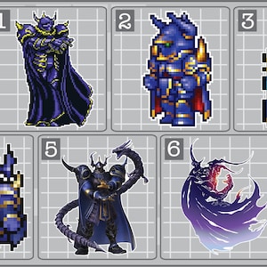 GOLBEZ from Final Fantasy Vinyl Decal Classic Gaming Sticker Choose Your Favorite