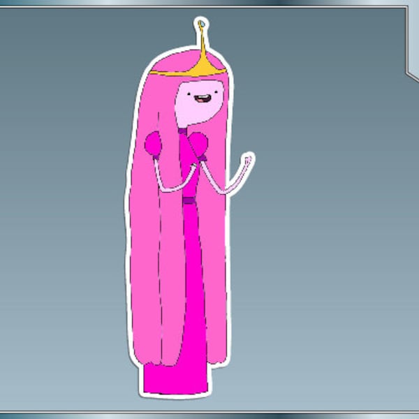 Princess Bubblegum vinyl decal from Adventure Time Sticker for Just about Anything!