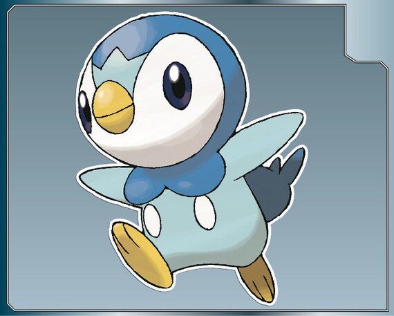 Piplup From Pokemon Vinyl Decal Anime Sticker For Almost Anything