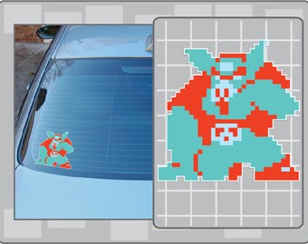 GANON 8bit Sprite Vinyl Decal Sticker From the Legend of Zelda - Etsy